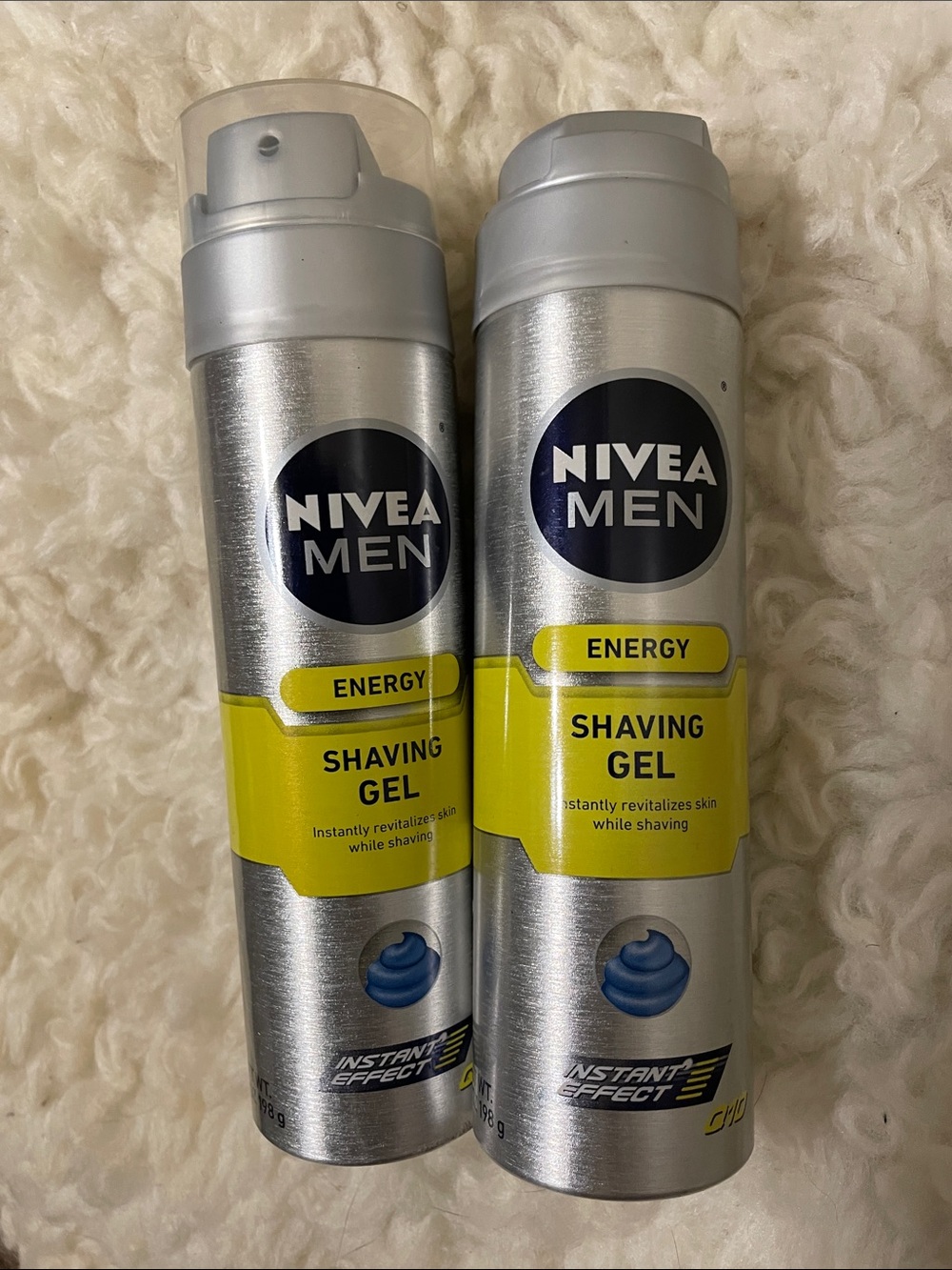 NIVEA MEN Energy Shaving Gel - Silver & Yellow